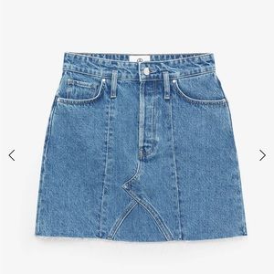 Anine Bing Connie Denim Skirt - NWT